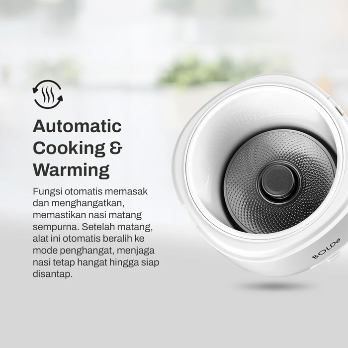 Bolde Super Cook Mini Rice Cooker 0,3 L - Pink